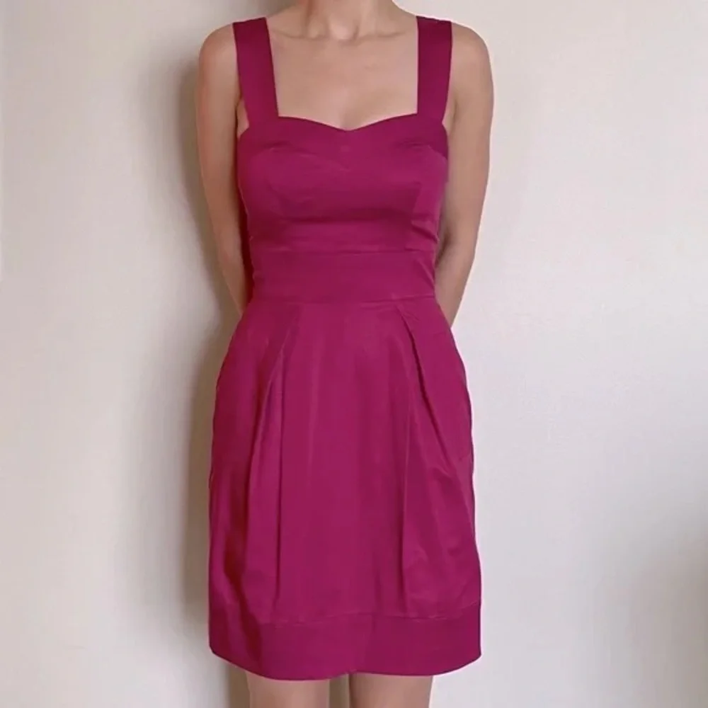 French Connection Dress in Raspberry - Picture 2 of 3